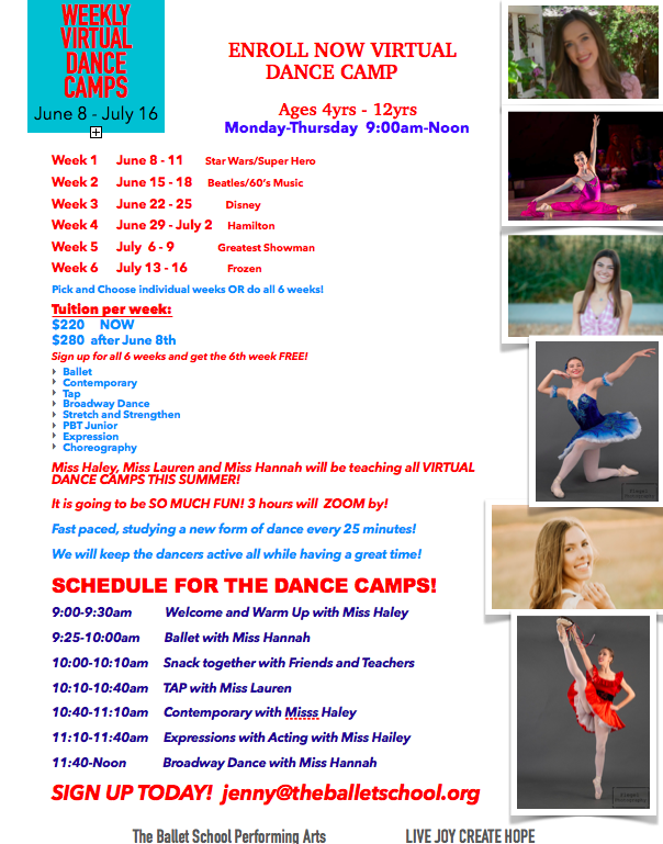 Dance Camps Virtual