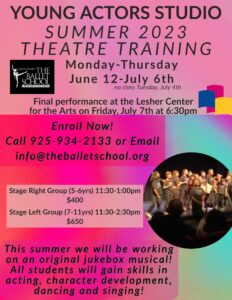 YAS Summer 2023 Flyer
